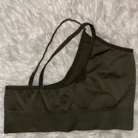 DSG Women's Seamless Fashion Ribbed Sports Bra, Size Small - Picture 7 of 12